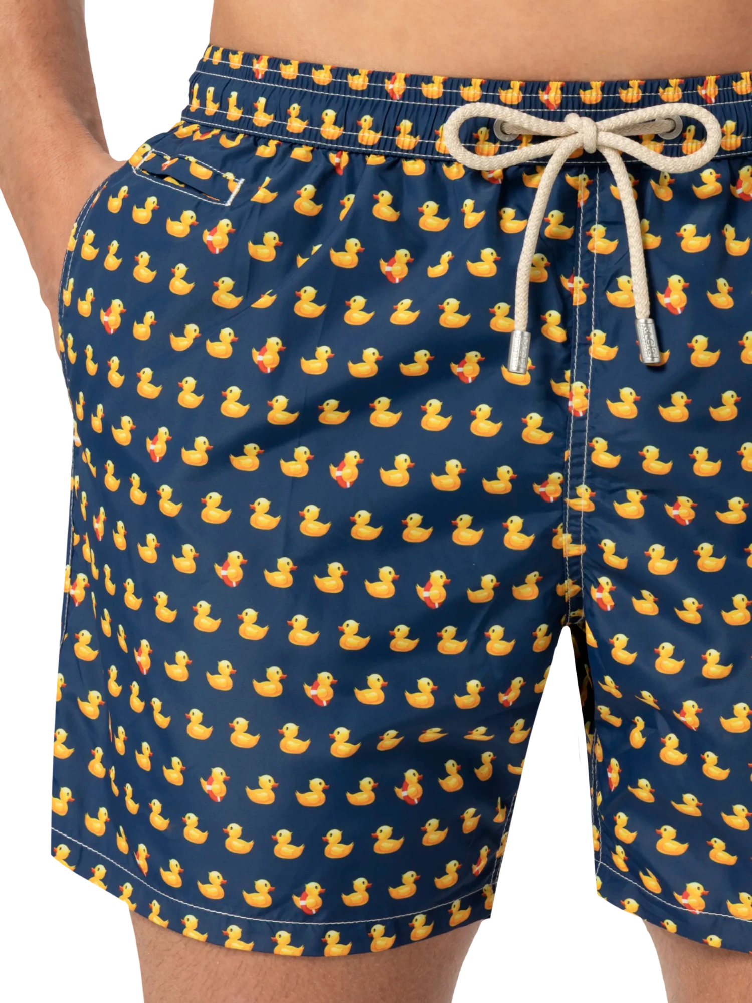 MC2 Saint Barth Man Light Fabric Swim Shorts With Ducky Print 5 MC2 Saint Barth Man Light Fabric Swim Shorts With Ducky Print - Image 3