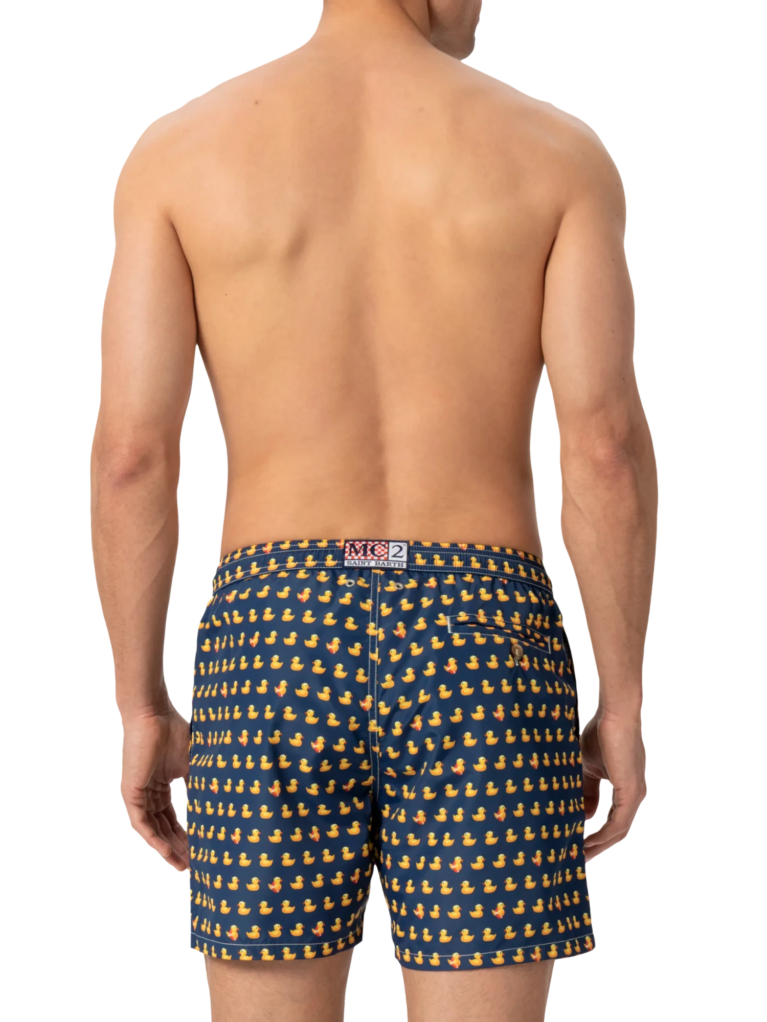 MC2 Saint Barth Man Light Fabric Swim Shorts With Ducky Print 7 MC2 Saint Barth Man Light Fabric Swim Shorts With Ducky Print - Image 5