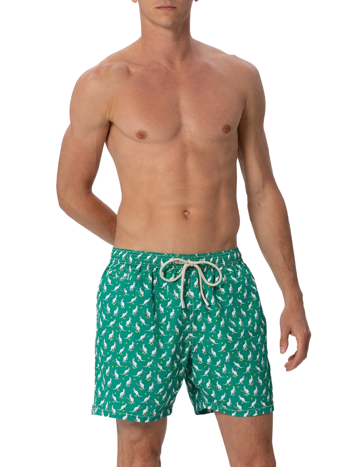 MC2 Saint Barth Man Lightweight Fabric Swim-shorts Lighting Micro Fantasy With Australian Brand Logo Print | AUSTRALIAN BRAND SPECIAL EDITION 6 MC2 Saint Barth Man Lightweight Fabric Swim-shorts Lighting Micro Fantasy With Australian Brand Logo Print | AUSTRALIAN BRAND SPECIAL EDITION - Image 4