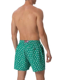 MC2 Saint Barth Man Lightweight Fabric Swim-shorts Lighting Micro Fantasy With Australian Brand Logo Print | AUSTRALIAN BRAND SPECIAL EDITION 11 MC2 Saint Barth Man Lightweight Fabric Swim-shorts Lighting Micro Fantasy With Australian Brand Logo Print | AUSTRALIAN BRAND SPECIAL EDITION -MC2 Saint Barth Store UID LIG000302900F MAN SWIMSHORT GREEN AUSTRALIAN 2