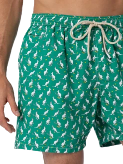 MC2 Saint Barth Man Lightweight Fabric Swim-shorts Lighting Micro Fantasy With Australian Brand Logo Print | AUSTRALIAN BRAND SPECIAL EDITION 9 MC2 Saint Barth Man Lightweight Fabric Swim-shorts Lighting Micro Fantasy With Australian Brand Logo Print | AUSTRALIAN BRAND SPECIAL EDITION -MC2 Saint Barth Store UID LIG000302900F MAN SWIMSHORT GREEN AUSTRALIAN 3