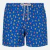 MC2 Saint Barth Lightweight Fabric Swim Shorts Lighting With Fast Food Print -MC2 Saint Barth Store UID LIG000303611H MAN SWIMSHORT BLUE 20250320160000 01