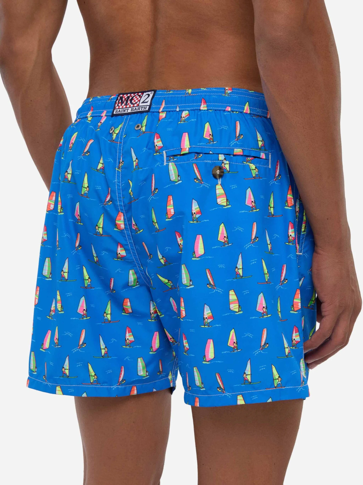 MC2 Saint Barth Man Light Fabric Swim Shorts With Windsurf Print 8 MC2 Saint Barth Man Light Fabric Swim Shorts With Windsurf Print - Image 6