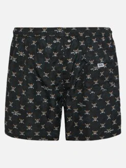 Alternative view of MC2 Saint Barth Lightweight Fabric Swim Shorts Lighting With One Piece Skull Print | ONE PIECE® SPECIAL EDITION