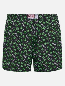 Alternative view of MC2 Saint Barth Lightweight Fabric Swim Shorts Lighting With Minecraft Print | MINECRAFT® SPECIAL EDITION