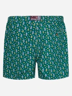 Alternative view of MC2 Saint Barth Lightweight Fabric Swim Shorts Lighting With Gin Lemon Print