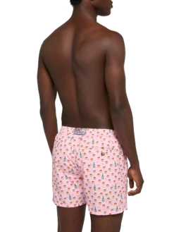 MC2 Saint Barth Lightweight Fabric Swim Shorts Lighting With Caviar And Bollicine Print -MC2 Saint Barth Store UID LIG000305301H MAN SWIMSHORT PINK COCKTAIL 0 20250507110008 3