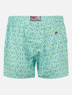Alternative view of MC2 Saint Barth Man Light Fabric Swim Shorts With Mojito Print