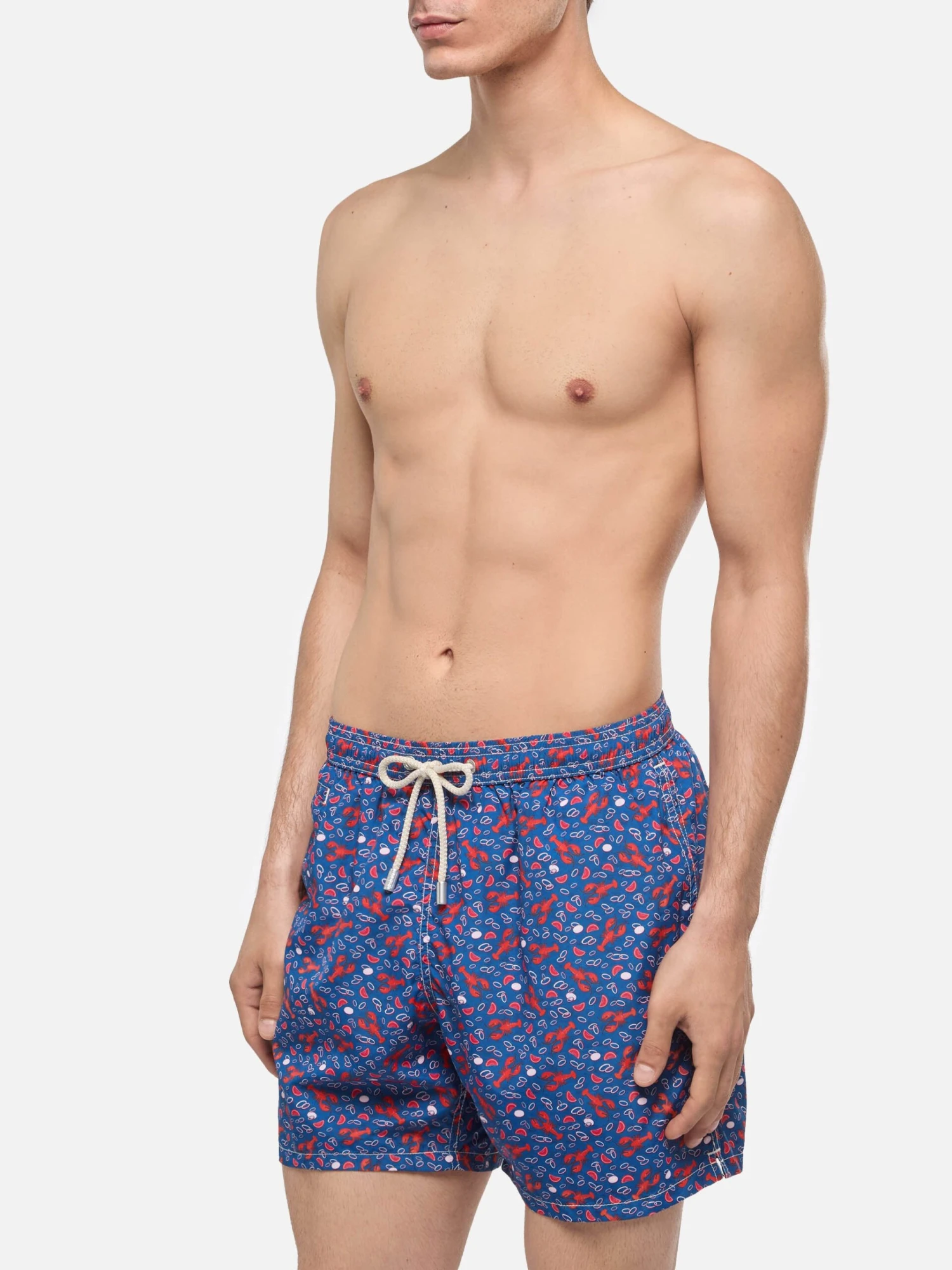 MC2 Saint Barth Lightweight Fabric Swim Shorts Lighting With Lobster Print | TRATTORIA DEL PESCATORE 5 MC2 Saint Barth Lightweight Fabric Swim Shorts Lighting With Lobster Print | TRATTORIA DEL PESCATORE - Image 3