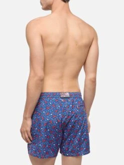 MC2 Saint Barth Lightweight Fabric Swim Shorts Lighting With Lobster Print | TRATTORIA DEL PESCATORE 12 MC2 Saint Barth Lightweight Fabric Swim Shorts Lighting With Lobster Print | TRATTORIA DEL PESCATORE -MC2 Saint Barth Store UID LIG000307389H MAN SWIMSHORT BLUE MOUNTAINSTYLE MC2 3