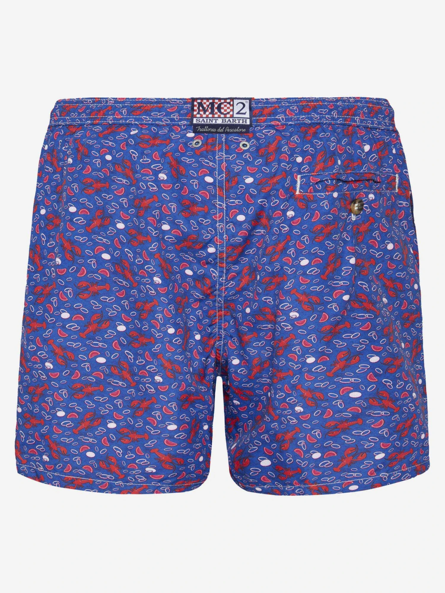 MC2 Saint Barth Lightweight Fabric Swim Shorts Lighting With Lobster Print | TRATTORIA DEL PESCATORE 4 MC2 Saint Barth Lightweight Fabric Swim Shorts Lighting With Lobster Print | TRATTORIA DEL PESCATORE - Image 2