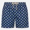 MC2 Saint Barth Man Lightweight Fabric Swim Shorts With Lazio Logo Print | SS LAZIO SPECIAL EDITION 1 MC2 Saint Barth Man Lightweight Fabric Swim Shorts With Lazio Logo Print | SS LAZIO SPECIAL EDITION -MC2 Saint Barth Store UID LIG000310205F MAN SWIMSHORT LAZIOLOGOORO61 01