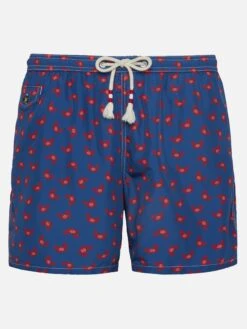 MC2 Saint Barth Lightweight Fabric Swim-shorts Lighting 70 With Crabs Print