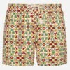 MC2 Saint Barth Lightweight Fabric Swim-shorts Lighting 70 With Majolica Print 1 MC2 Saint Barth Lightweight Fabric Swim-shorts Lighting 70 With Majolica Print -MC2 Saint Barth Store UID LIG001301833H MAN SWIMSHORT WHITE MAJOLICA 0 5