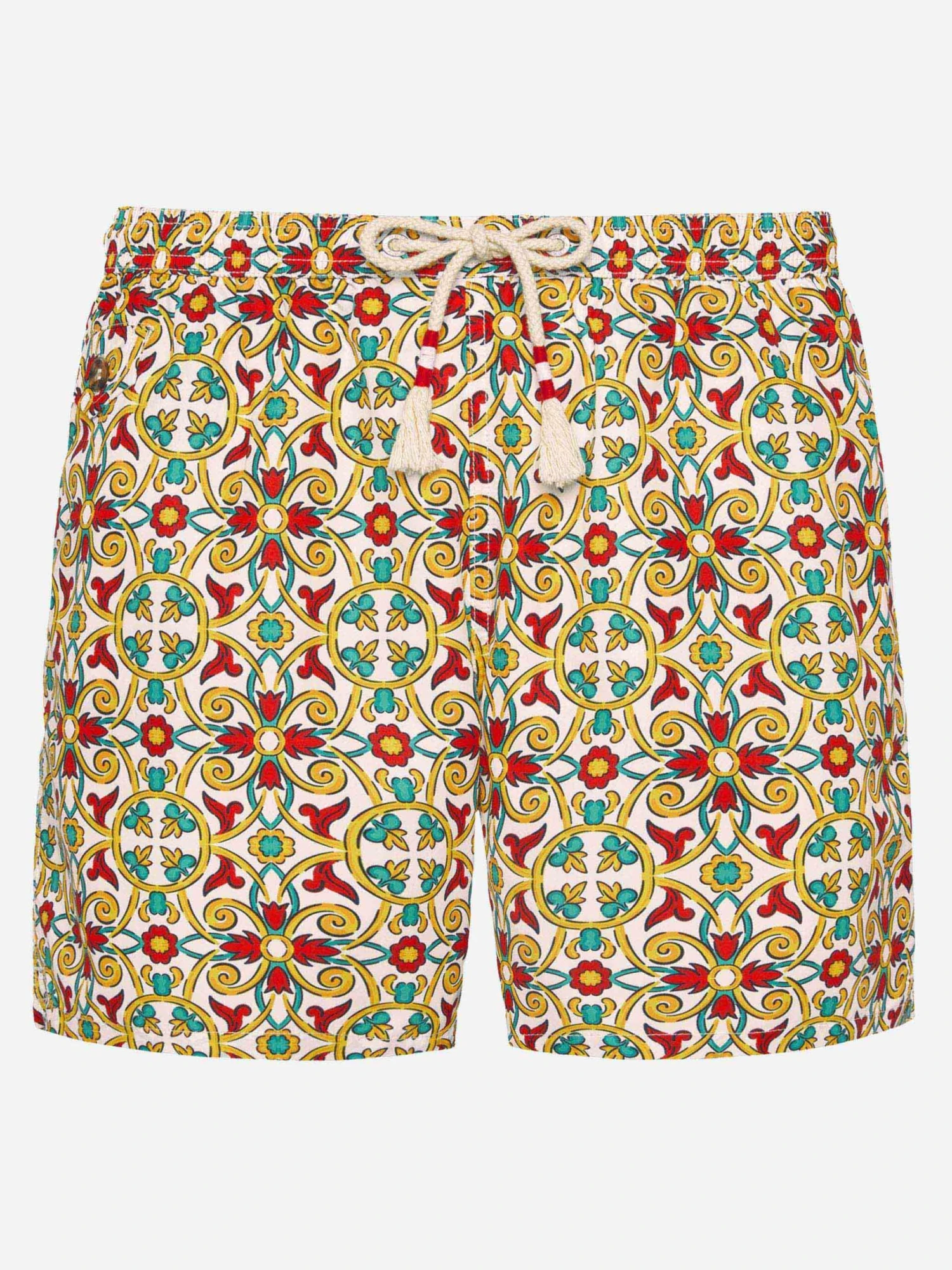 MC2 Saint Barth Lightweight Fabric Swim-shorts Lighting 70 With Majolica Print 3 MC2 Saint Barth Lightweight Fabric Swim-shorts Lighting 70 With Majolica Print