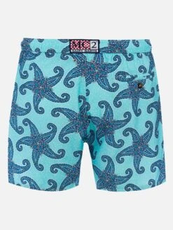 Alternative view of MC2 Saint Barth Man Lightweight Fabric Swim-shorts Lighting 70 With Paisley Print