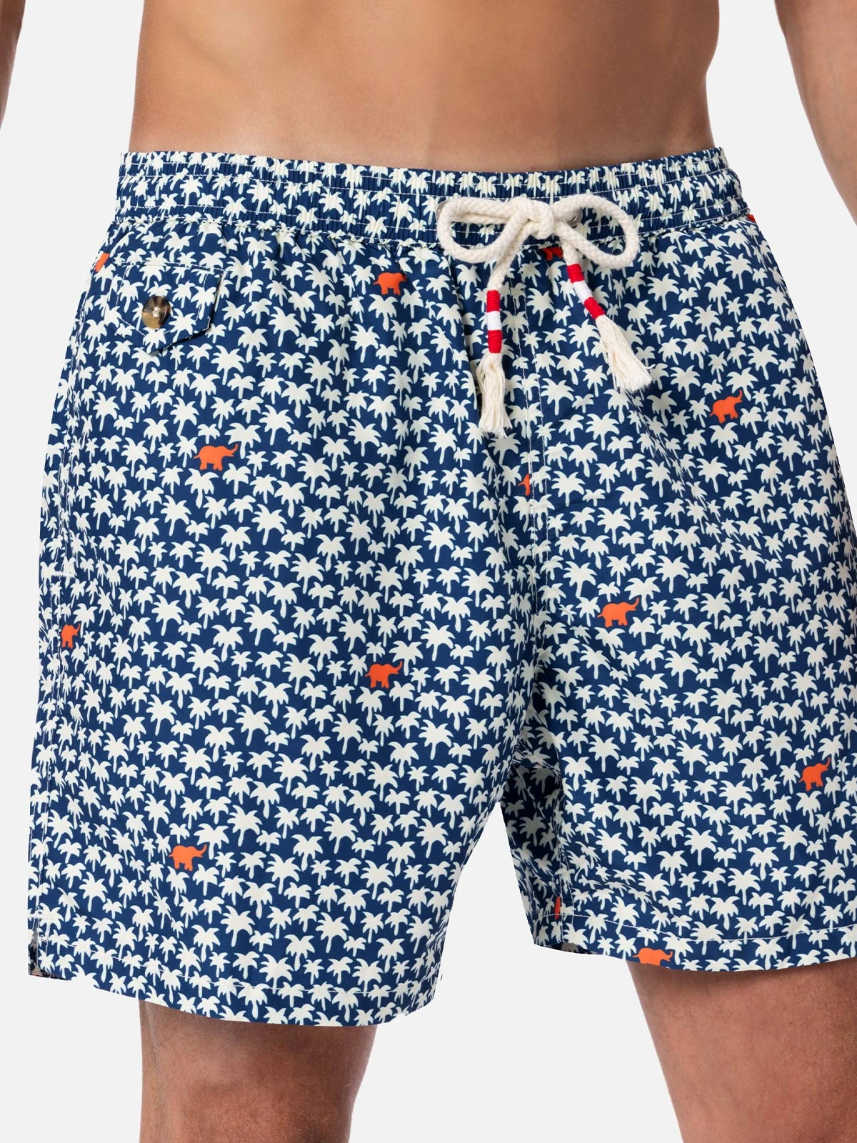 MC2 Saint Barth Man Lightweight Fabric Swim-shorts Lighting 70 With Palm Print 6 MC2 Saint Barth Man Lightweight Fabric Swim-shorts Lighting 70 With Palm Print - Image 4