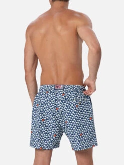 MC2 Saint Barth Man Lightweight Fabric Swim-shorts Lighting 70 With Palm Print 11 MC2 Saint Barth Man Lightweight Fabric Swim-shorts Lighting 70 With Palm Print -MC2 Saint Barth Store UID LIG001304807F MAN SWIMSHORT BLUE 03