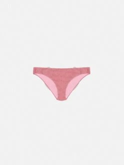 Alternative view of MC2 Saint Barth Madame Pink Lurex Swim Briefs With Bow