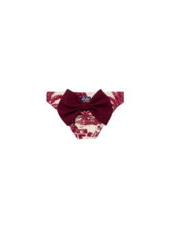 Alternative view of MC2 Saint Barth Madame Swim Briefs With Bow And Toile De Jouy Print | AI CO-CREATED DESIGN BY RICKDICK - POWERED BY RED-EYE