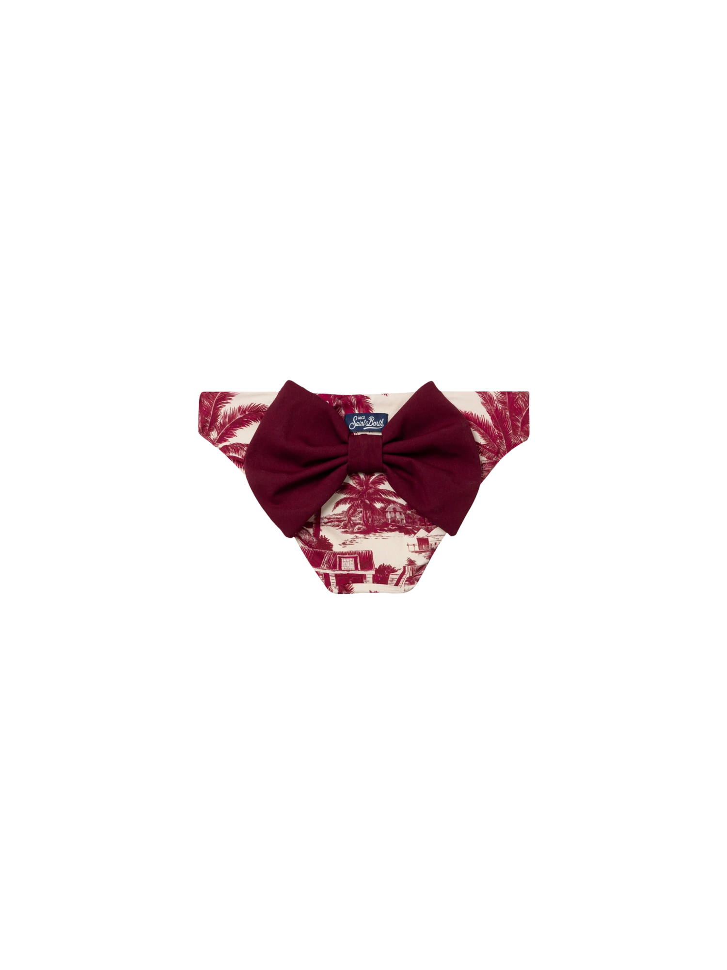 MC2 Saint Barth Madame Swim Briefs With Bow And Toile De Jouy Print | AI CO-CREATED DESIGN BY RICKDICK - POWERED BY RED-EYE 4 MC2 Saint Barth Madame Swim Briefs With Bow And Toile De Jouy Print | AI CO-CREATED DESIGN BY RICKDICK - POWERED BY RED-EYE - Image 2