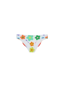 Alternative view of MC2 Saint Barth Girl Swim Briefs With Flower Print