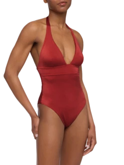 MC2 Saint Barth Marylin Shimmer Red One-piece Swimsuit 8 MC2 Saint Barth Marylin Shimmer Red One-piece Swimsuit -MC2 Saint Barth Store UID MARN00100147H WOMAN ONEPIECE RED PLAINCOLOR 0 1
