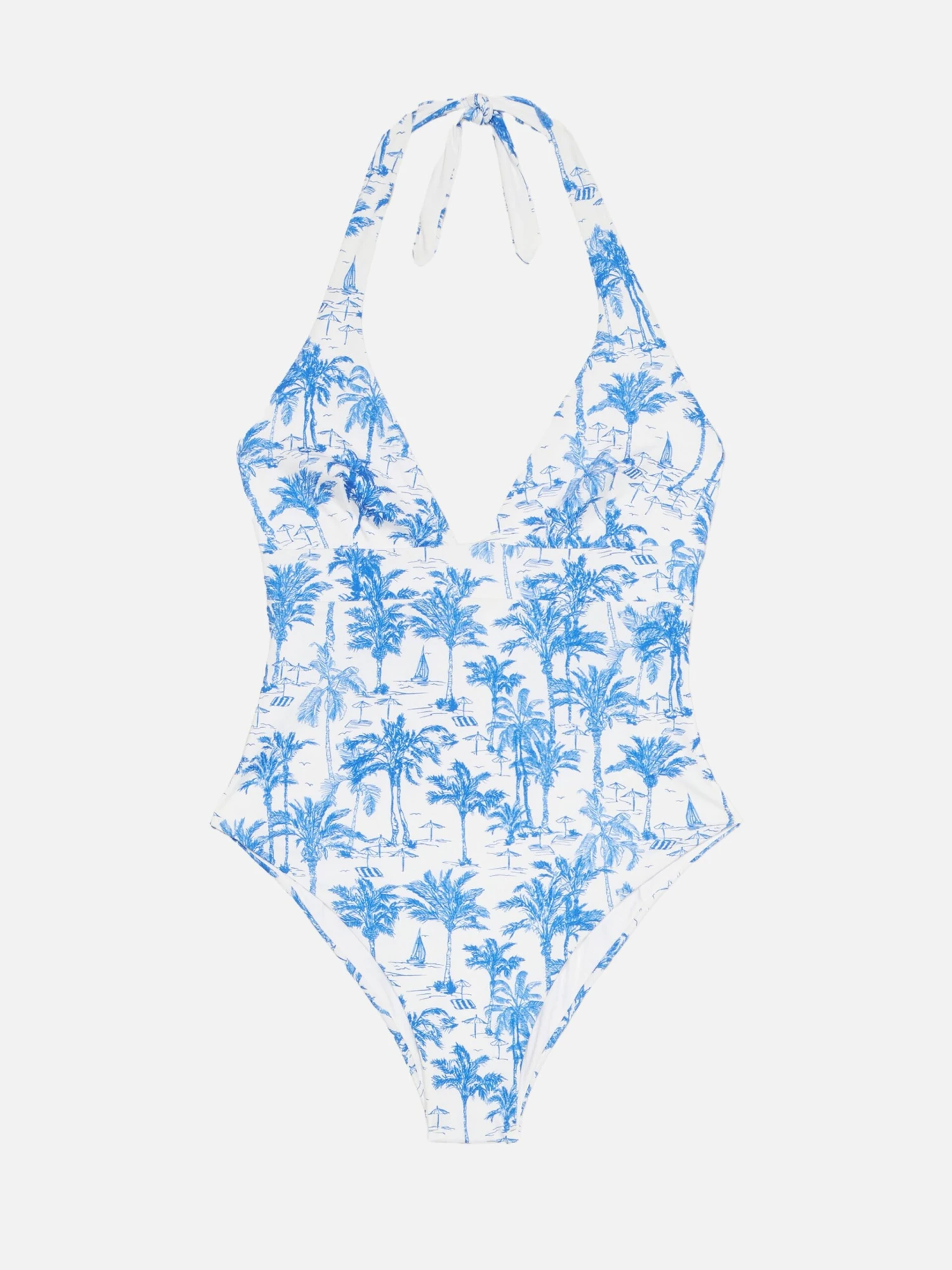MC2 Saint Barth Marylin One-piece Swimsuit With Toile De Jouy Print 3 MC2 Saint Barth Marylin One-piece Swimsuit With Toile De Jouy Print
