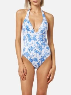 Alternative view of MC2 Saint Barth Marylin One-piece Swimsuit With Toile De Jouy Print