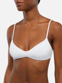 MC2 Saint Barth Scoop Bralette Bikini May Naomi In White With Cheeky Swim Briefs 9 MC2 Saint Barth Scoop Bralette Bikini May Naomi In White With Cheeky Swim Briefs -MC2 Saint Barth Store UID MAY000100136H WOMAN TOPBIKINI WHITE PLAIN.COLOR MC2 2