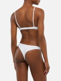 MC2 Saint Barth Scoop Bralette Bikini May Naomi In White With Cheeky Swim Briefs 10 MC2 Saint Barth Scoop Bralette Bikini May Naomi In White With Cheeky Swim Briefs -MC2 Saint Barth Store UID MAY000100136H WOMAN TOPBIKINI WHITE PLAIN.COLOR MC2 3