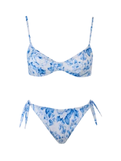 MC2 Saint Barth Woman Flower Scoop Bralette Bikini May Yali