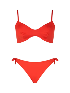 MC2 Saint Barth Woman Orange Scoop Bralette Bikini May Yali