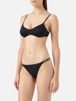Alternative view of MC2 Saint Barth Bralette Bikini May Vik In Black