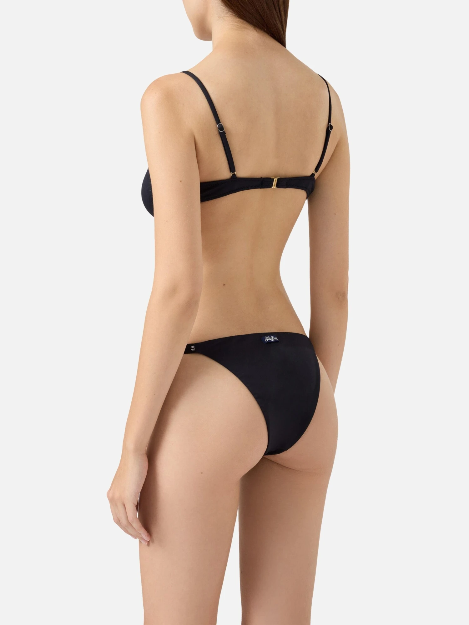 MC2 Saint Barth Bralette Bikini May Vik In Black 6 MC2 Saint Barth Bralette Bikini May Vik In Black - Image 4