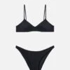 MC2 Saint Barth Bralette Bikini May Elise In Black With Classic Swim Briefs 1 MC2 Saint Barth Bralette Bikini May Elise In Black With Classic Swim Briefs -MC2 Saint Barth Store UID MAY0001E4 WOMAN TOPBIKINI BLACK MC2 MC2 UID ELI0001E4 WOMAN BOTTOMBIKINI BLACK MC2 MC2 4