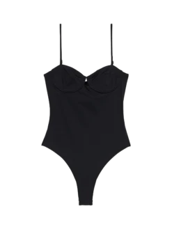 MC2 Saint Barth Medea Black Underwired One-piece Swimsuit