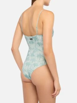 MC2 Saint Barth Medea Lurex Underwired One-piece Swimsuit With Toile De Jouy Print 9 MC2 Saint Barth Medea Lurex Underwired One-piece Swimsuit With Toile De Jouy Print -MC2 Saint Barth Store UID MEDE00201432H WOMAN ONEPIECE GREEN TOILEDEJOUY MC2 3