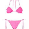 MC2 Saint Barth Woman Fluo Pink Classic Triangle Bikini Sagittarius Miami