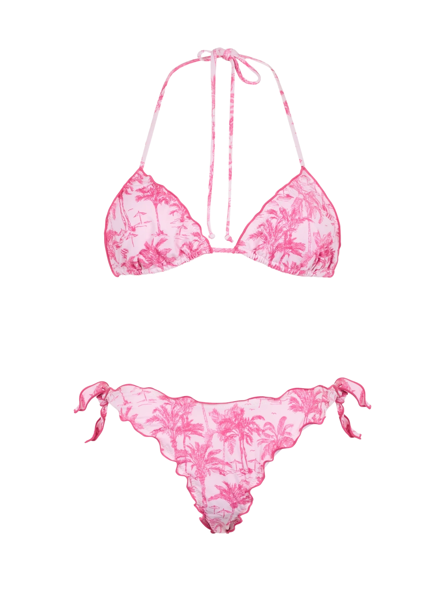 MC2 Saint Barth Woman Toile De Jouy Classic Triangle Bikini Sagittarius Moon 3 MC2 Saint Barth Woman Toile De Jouy Classic Triangle Bikini Sagittarius Moon