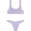 MC2 Saint Barth Bralette Bikini Naima Naomi In Lilac Crinkle 2 MC2 Saint Barth Bralette Bikini Naima Naomi In Lilac Crinkle -MC2 Saint Barth Store UID NAIM00200298H WOMAN TOP LILAC 1