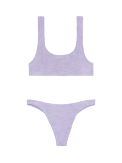 MC2 Saint Barth Bralette Bikini Naima Naomi In Lilac Crinkle