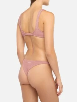 MC2 Saint Barth Bralette Bikini Naima Naomi In Pink Crinkle With Cheeky Swim Briefs 10 MC2 Saint Barth Bralette Bikini Naima Naomi In Pink Crinkle With Cheeky Swim Briefs -MC2 Saint Barth Store UID NAIM00203161H WOMAN TOPBIKINI PINK 0 0 3