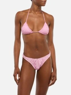 Alternative view of MC2 Saint Barth Nalu Cheekiest Swim Briefs With Bandanna Print - Nilly Classic Triangle Top With Bandanna Print