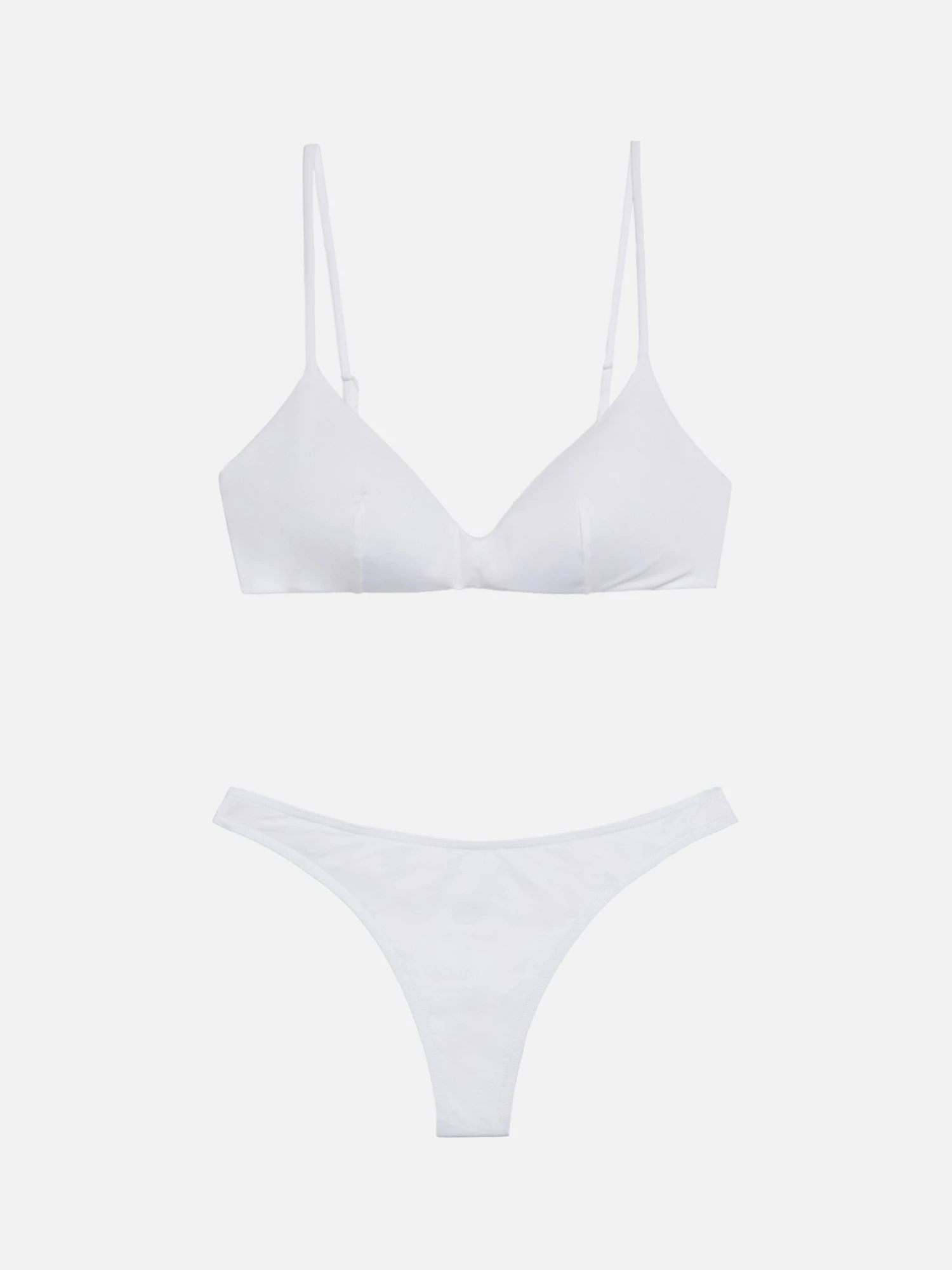 MC2 Saint Barth Scoop Bralette Bikini May Naomi In White With Cheeky Swim Briefs 3 MC2 Saint Barth Scoop Bralette Bikini May Naomi In White With Cheeky Swim Briefs