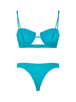 MC2 Saint Barth Woman Sage Green Underwired Bralette Bikini Salina Naomi 12 MC2 Saint Barth Woman Sage Green Underwired Bralette Bikini Salina Naomi -MC2 Saint Barth Store UID NAO000100645F STBW BOTTOM GREEN 3