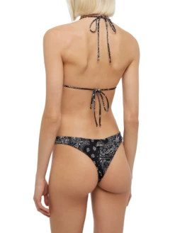MC2 Saint Barth Triangle Bikini Nilly Nalu With Bandanna Print 10 MC2 Saint Barth Triangle Bikini Nilly Nalu With Bandanna Print -MC2 Saint Barth Store UID NILL000103148H WOMAN TOP BLACK BANDANA 0 3