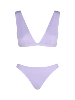 MC2 Saint Barth Woman Lilac Heatsealed Scooped Bikini Ofelia Reanna