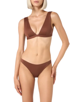 Alternative view of MC2 Saint Barth Woman Brown Heatsealed Scooped Bikini Ofelia Reanna