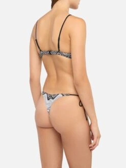 MC2 Saint Barth Norah Raschel Chevron Cheeky Swim Briefs - Paloma Raschel Knit Scoop Bralette With Wave Pattern 10 MC2 Saint Barth Norah Raschel Chevron Cheeky Swim Briefs - Paloma Raschel Knit Scoop Bralette With Wave Pattern -MC2 Saint Barth Store UID PALO00102399H WOMAN TOPBIKINI BLACK CHEVRON MC2 3